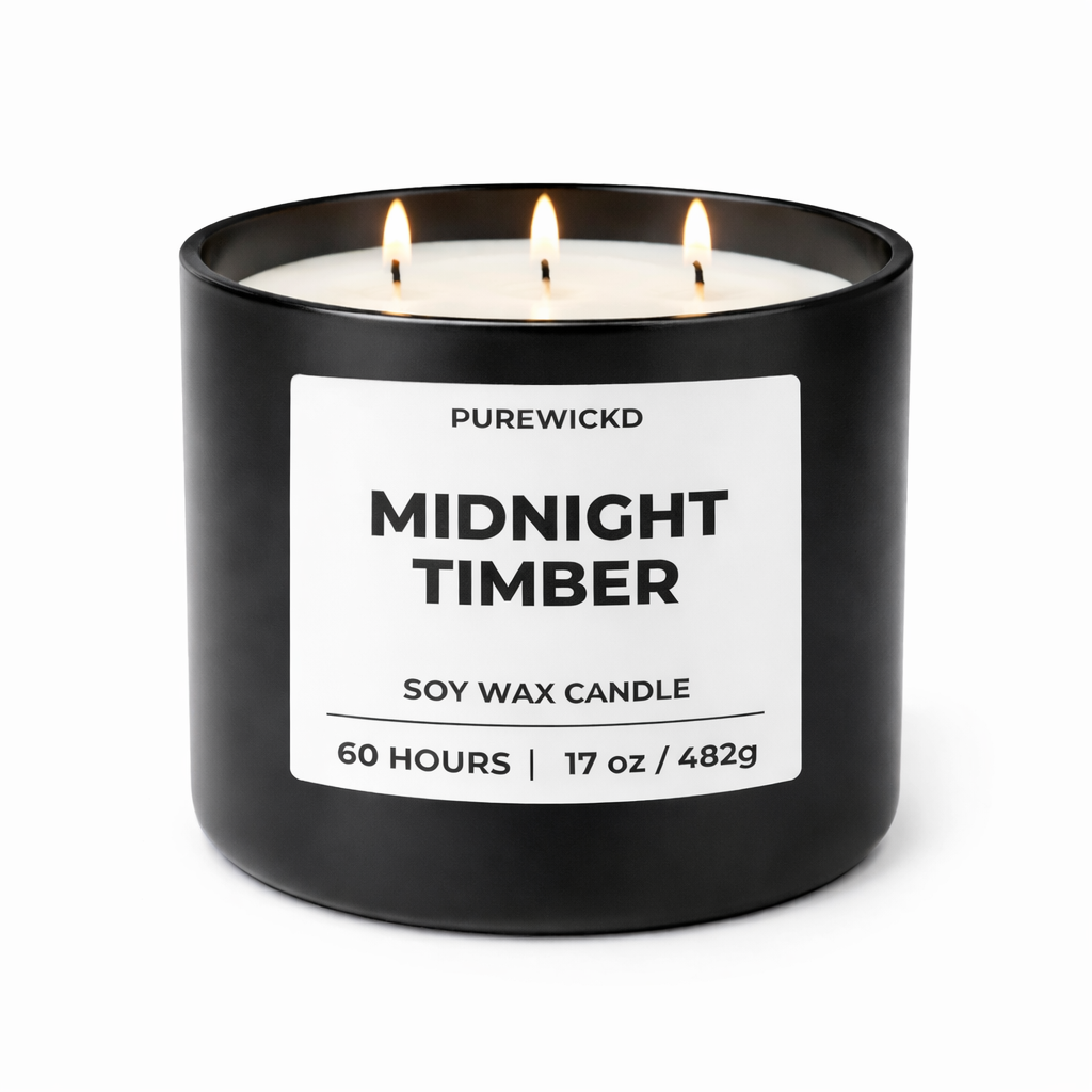 Midnight Timber 3-Wick Candle