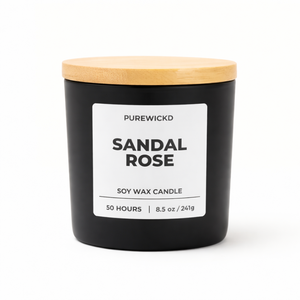 Sandal Rose Tumbler Candle