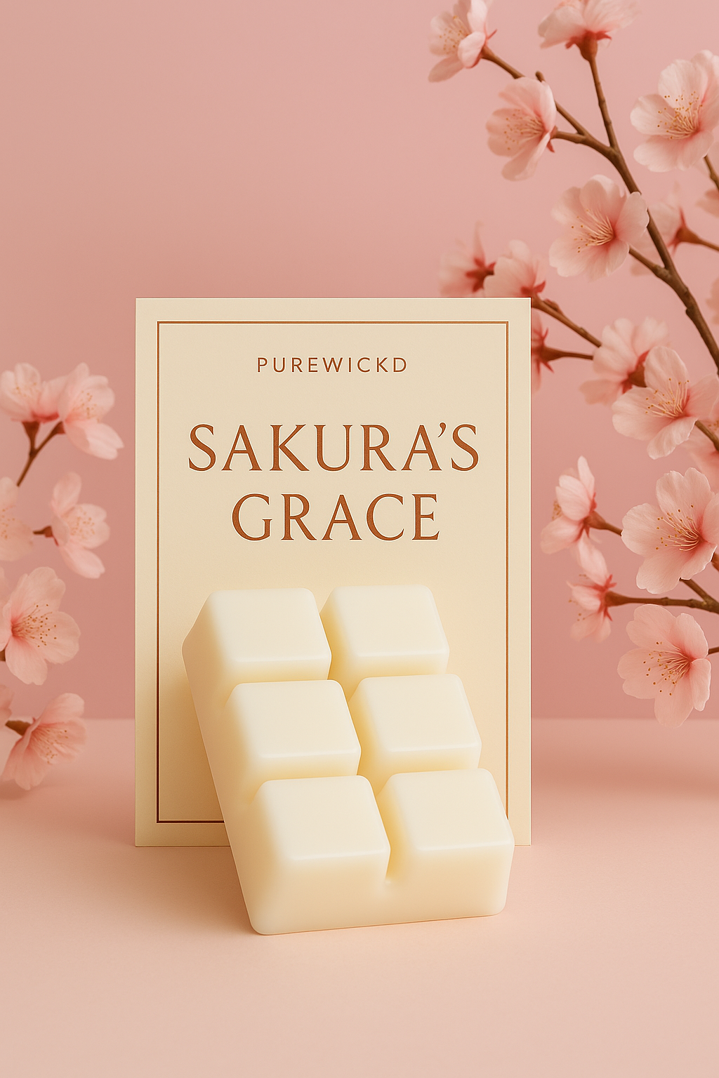Sakura's Grace Soy Wax Melt - PureWickd