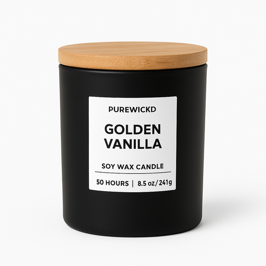 Golden Vanilla Tumbler Candle