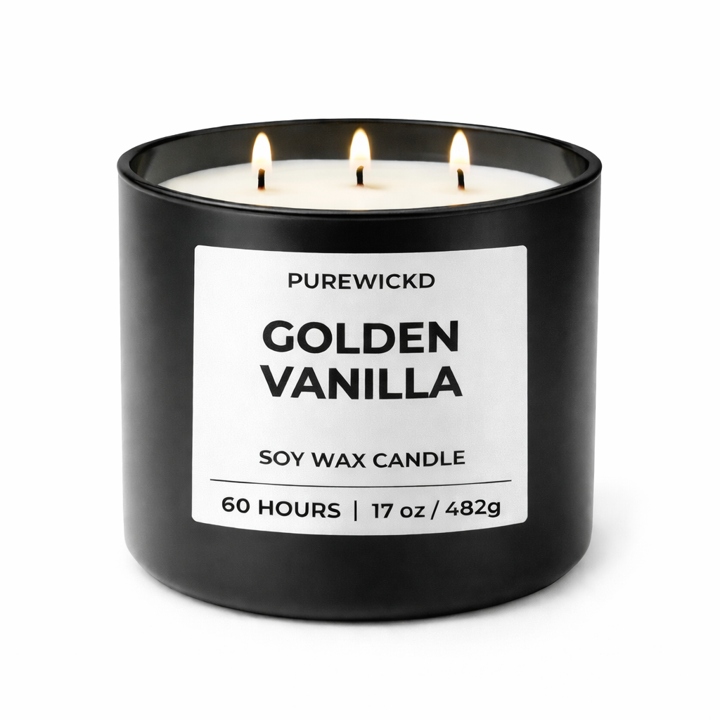 Golden Vanilla 3-Wick Candle