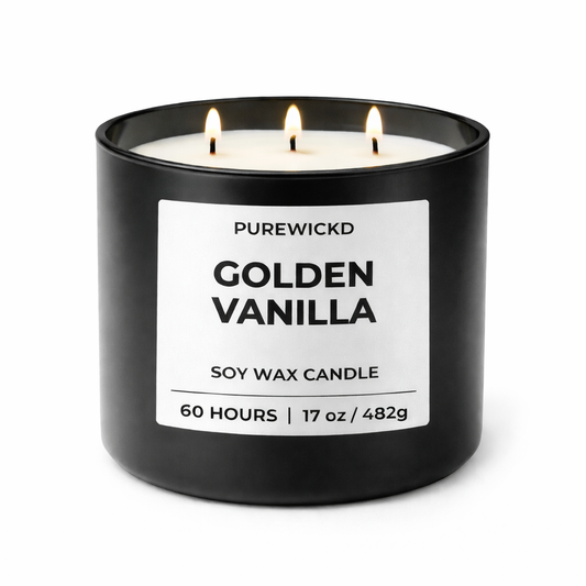 Golden Vanilla 3-Wick Candle