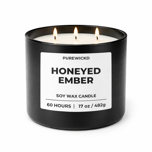 Honeyed Ember 3-Wick Candle