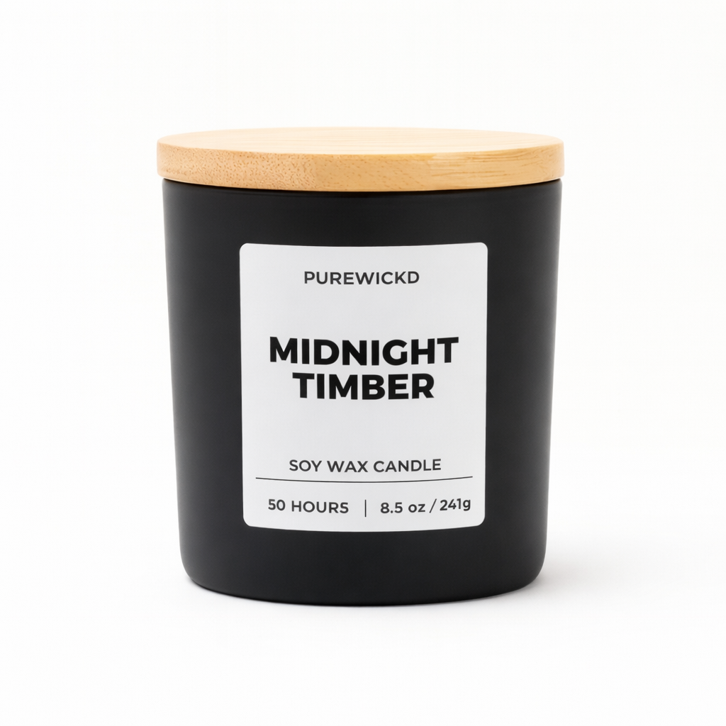 Midnight Timber Tumbler Candle